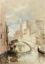 Der Kaufmann von Venedig auf der Rialtobrücke