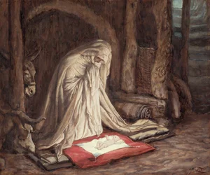 Geburt unseres Herrn Jesus Christus, Illustration für Das Leben Christi, ca. 1886-94
