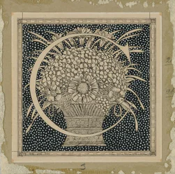 Buchstabe C, Illustration aus Das Leben unseres Herrn Jesus Christus