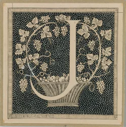 Großbuchstabe J, Illustration aus Das Leben unseres Herrn Jesus Christus