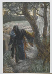 Jesus erscheint Maria Magdalena, Illustration aus Das Leben unseres Herrn Jesus Christus, 1886-94