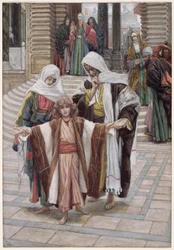 Jesus im Tempel gefunden, Illustration für Das Leben Christi, ca. 1886-94