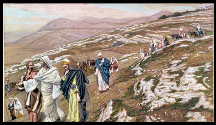 Jesus auf dem Weg nach Galiläa, Illustration für Das Leben Christi, ca. 1886-96