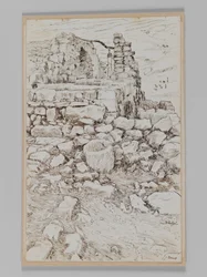 Jobs Brunnen, Illustration aus Das Leben unseres Herrn Jesus Christus