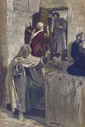 Die erste Verleugnung des Heiligen Petrus - aus „Das Leben unseres Herrn Jesus Christus“