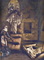 Die Auferstehung des Lazarus - aus „Das Leben unseres Herrn Jesus Christus“ - 1899 von James Tissot