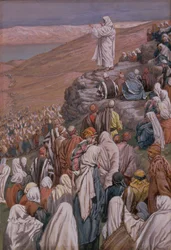 Die Bergpredigt, Illustration für Das Leben Christi, ca. 1886-96