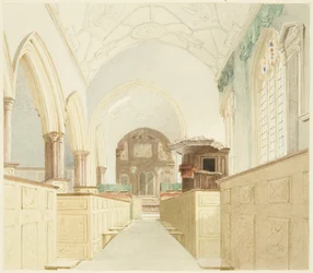 Innenraum der St. Mary-le-Port Kirche