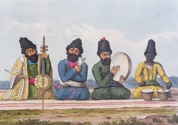 Persische Musiker aus 