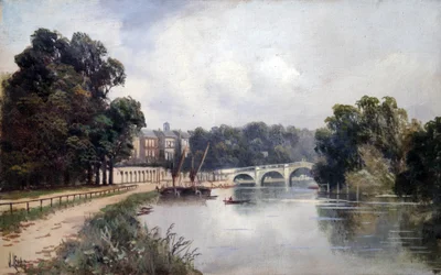 Cholmondeley Walk, Blick auf die Richmond Bridge