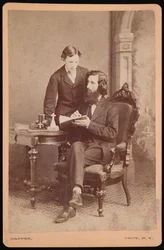Porträt von Samuel Edward Warren mit Student
