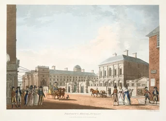 Haus des Provosts, Dublin, 1794 (handkolorierter Stich)
