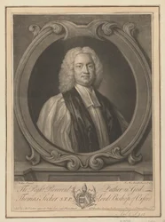 Thomas Secker, Lordbischof von Oxford