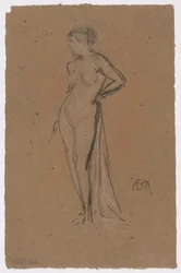 Eine nackte Figur