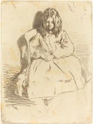 Annie sitzend