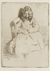Annie, sitzend