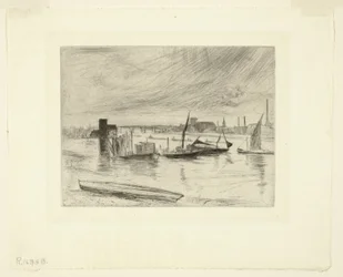 Morgendämmerung in Battersea (Cadogan Pier)