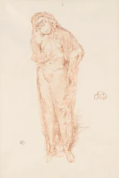 Bekleidete Figur, stehend