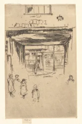 Drury Lane, aus dem Zweiten Venedig-Set (Ein Satz von sechsundzwanzig Radierungen)