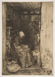 Die alte Frau mit den Lumpen
