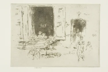 Der Schubkarren - Quartier des Marolles, Brüssel