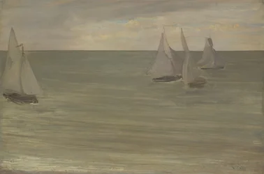 Trouville (Grau und Grün, das silberne Meer)