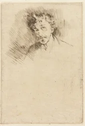 Whistler mit der weißen Locke