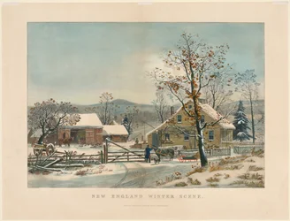 Winterlandschaft in Neuengland, 1861