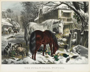 Strohhof, Winter