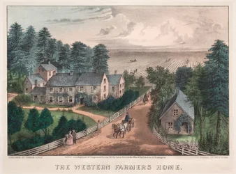 Das Zuhause des westlichen Bauern