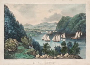 Am Hudson, um 1857-72