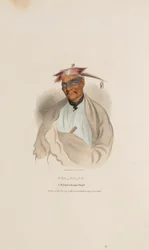 CHA-CO-TO, ein Pottowattomie-Häuptling, aus dem Aboriginal Portfolio
