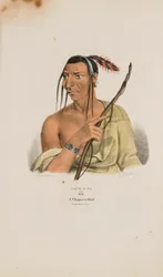 JACK-O-PA oder die Sechs; Ein Chippeway-Häuptling, aus The Aboriginal Portfolio