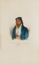 MO-WAN-ZA oder Der kleine Wolf; Ein Miami-Häuptling, aus dem Aboriginal Portfolio