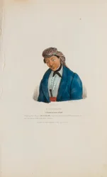 Pache-e-po; Ein Pottowattomie-Häuptling, aus Das Aboriginal Portfolio