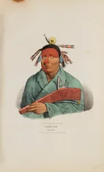 WAA-TOP-E-NOT oder das Adlerbett; Ein Fuchs-Häuptling, aus dem Aboriginal Portfolio