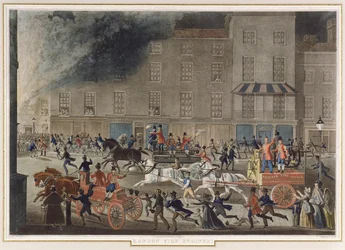 Londoner Feuerwehren, ca. 1830