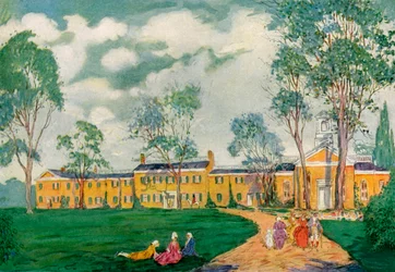 Doughoregan Manor, nahe Ellicott City, Maryland, USA, 18. Jahrhundert, 1921