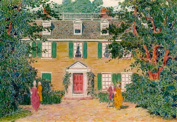 Das Quincy-Haus, Neuengland, USA, 18. Jahrhundert, 1921