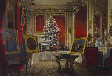 Königin Victorias Weihnachtsbaum, 1850