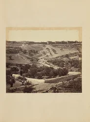 Garten von Gethsemane und Aufstieg zum Stephanstor, über das Tal Josaphat