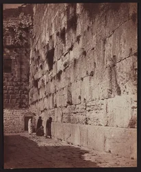 Gebetsstätte der Juden [Jerusalem. Klagemauer (Westmauer)]