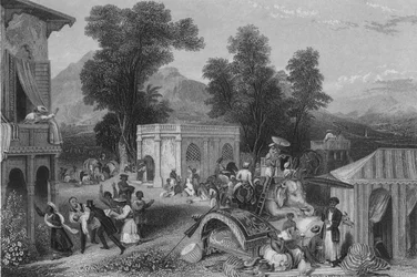 Tod von Bischof Heber, 1846