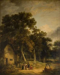 Hütte im Wald