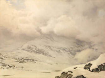 Eine Welt aus Schnee und Wolken