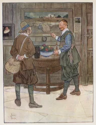 Illustration für Der vollkommene Angler von Izaak Walton