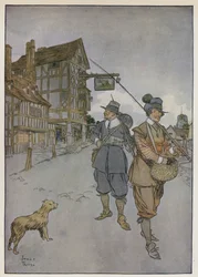 Illustration für Der vollkommene Angler von Izaak Walton