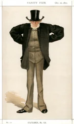 Newcastle upon Tyne, Joseph Cowen, britischer Politiker, 1872