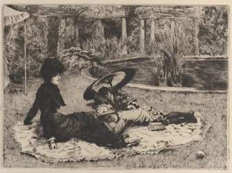 Auf dem Gras, 1880