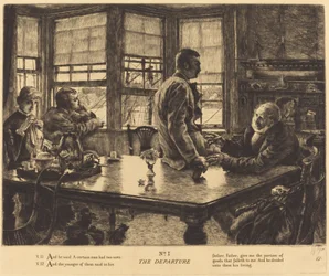 Die Abreise, 1882